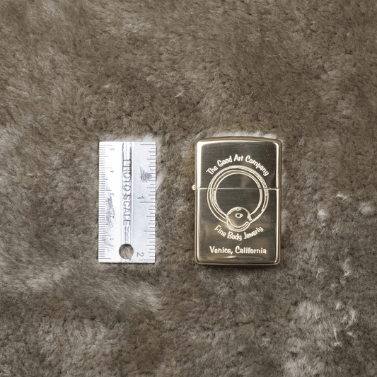 Engraved Brass Zippo